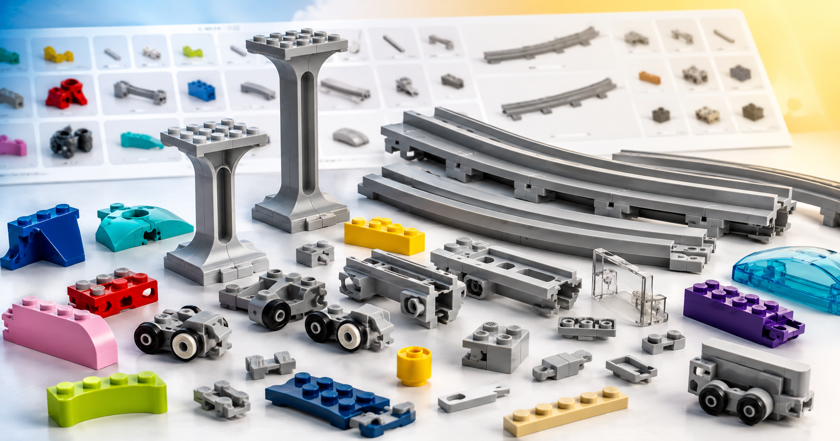 Nowe elementy konstrukcyjne i system monorail dostępne w Pick a Brick